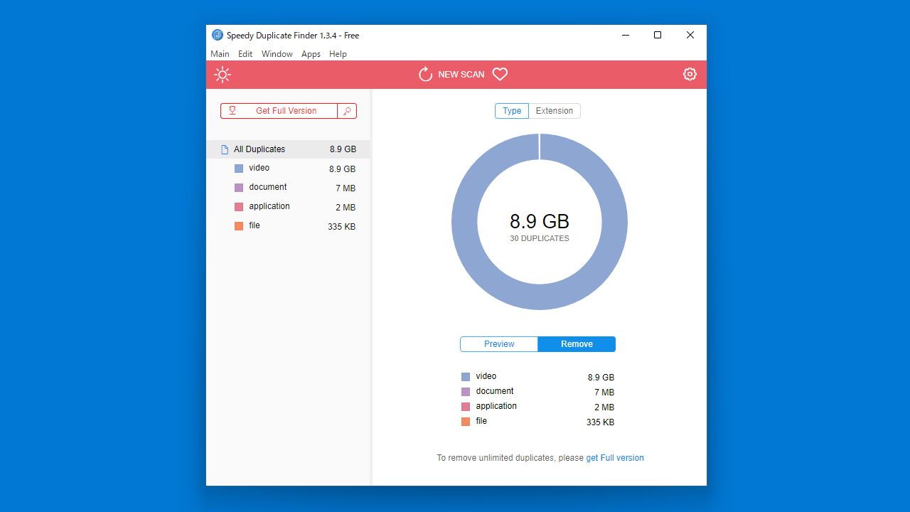 Speedy Duplicate Finder