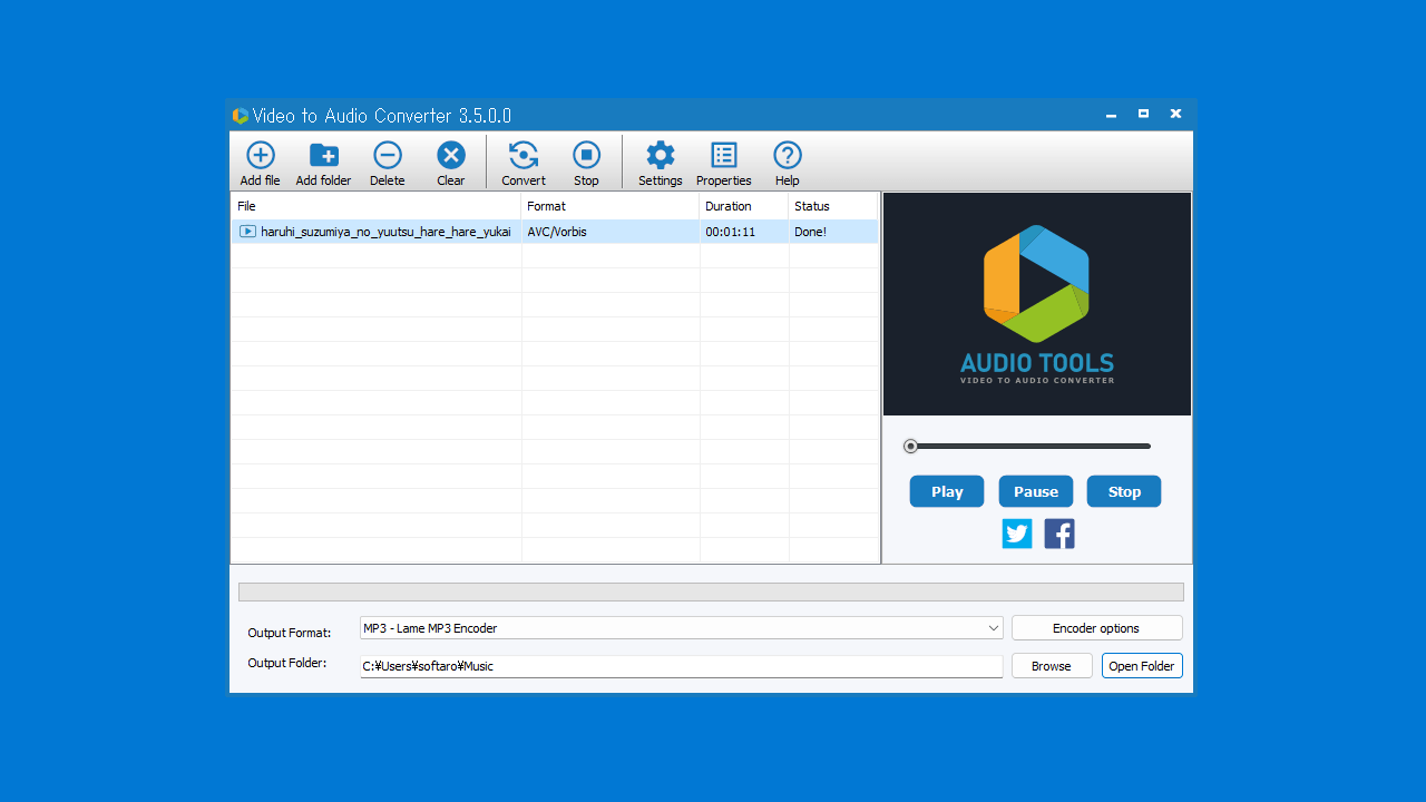 Video to Audio Converter