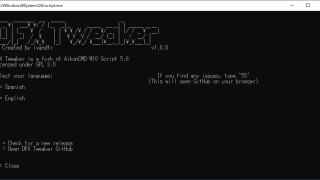 DFX Tweaker