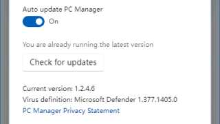 Microsoft PC Manager