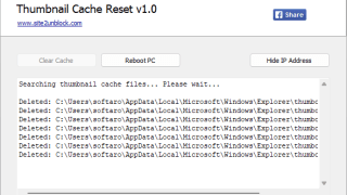 Thumbnail Cache Reset