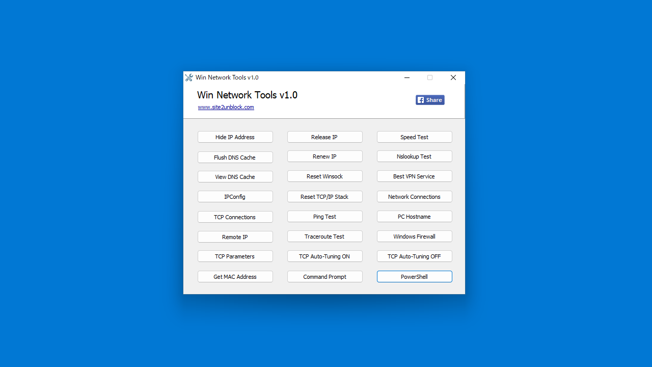 Win Network Tools