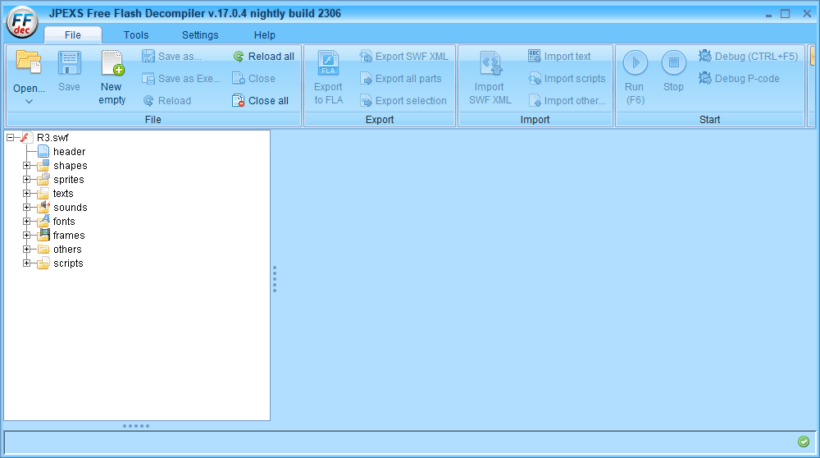 JPEXS Free Flash Decompiler