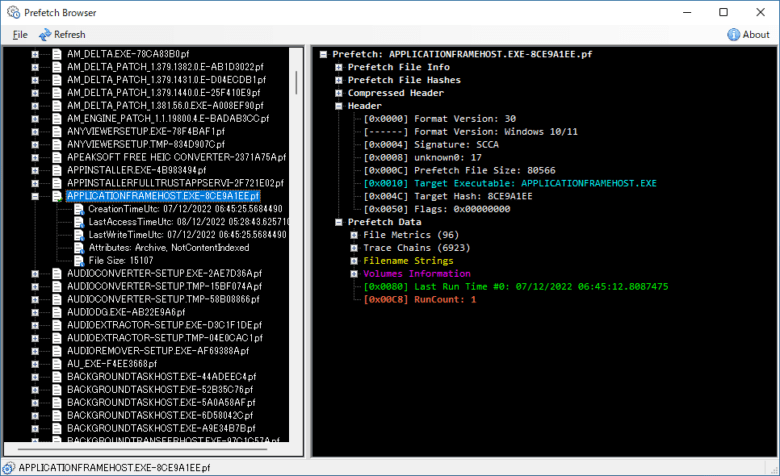 Prefetch Explorer Prefetch Browser 0.0.13.0 | ダウンロードと使い方 | ソフタロウ