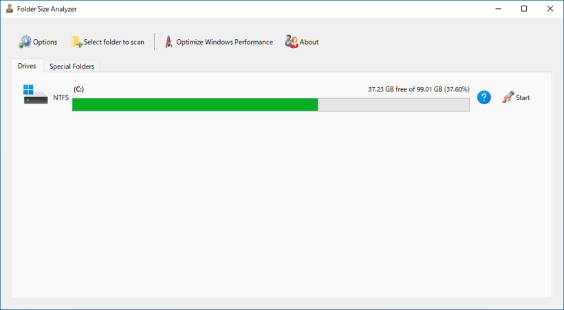 Folder Size Analyzer