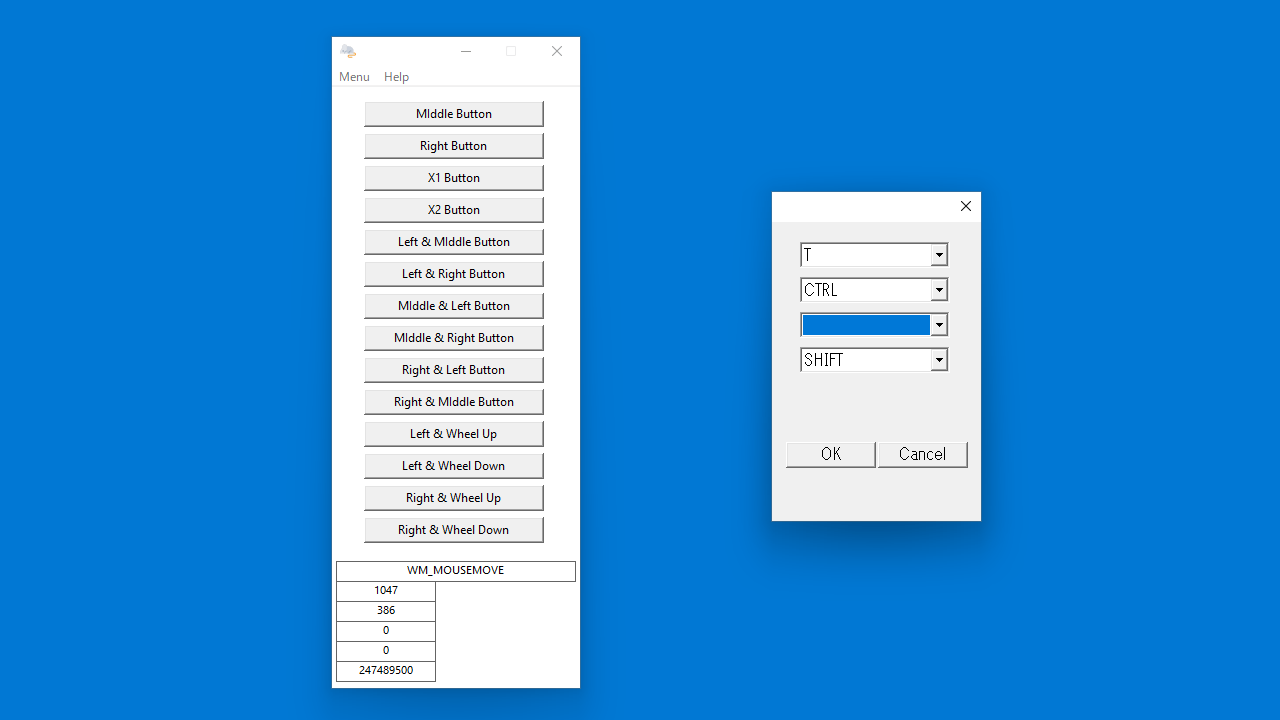 Mouse Button Actions