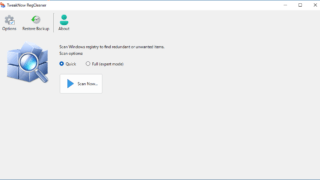 TweakNow RegCleaner