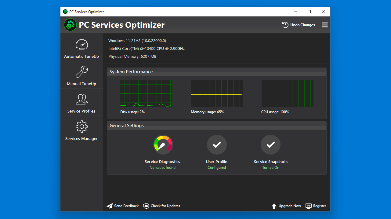 PC Services Optimizer