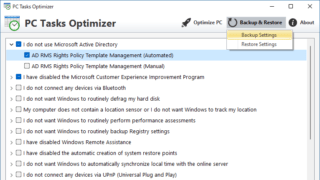 PC Tasks Optimizer