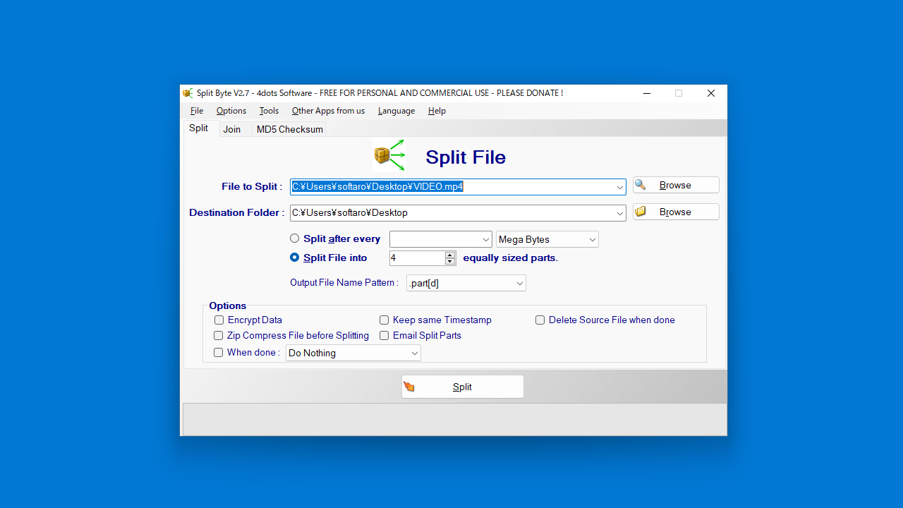 Split Byte