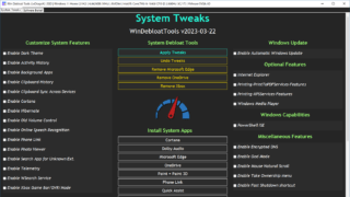 Win Debloat Tools