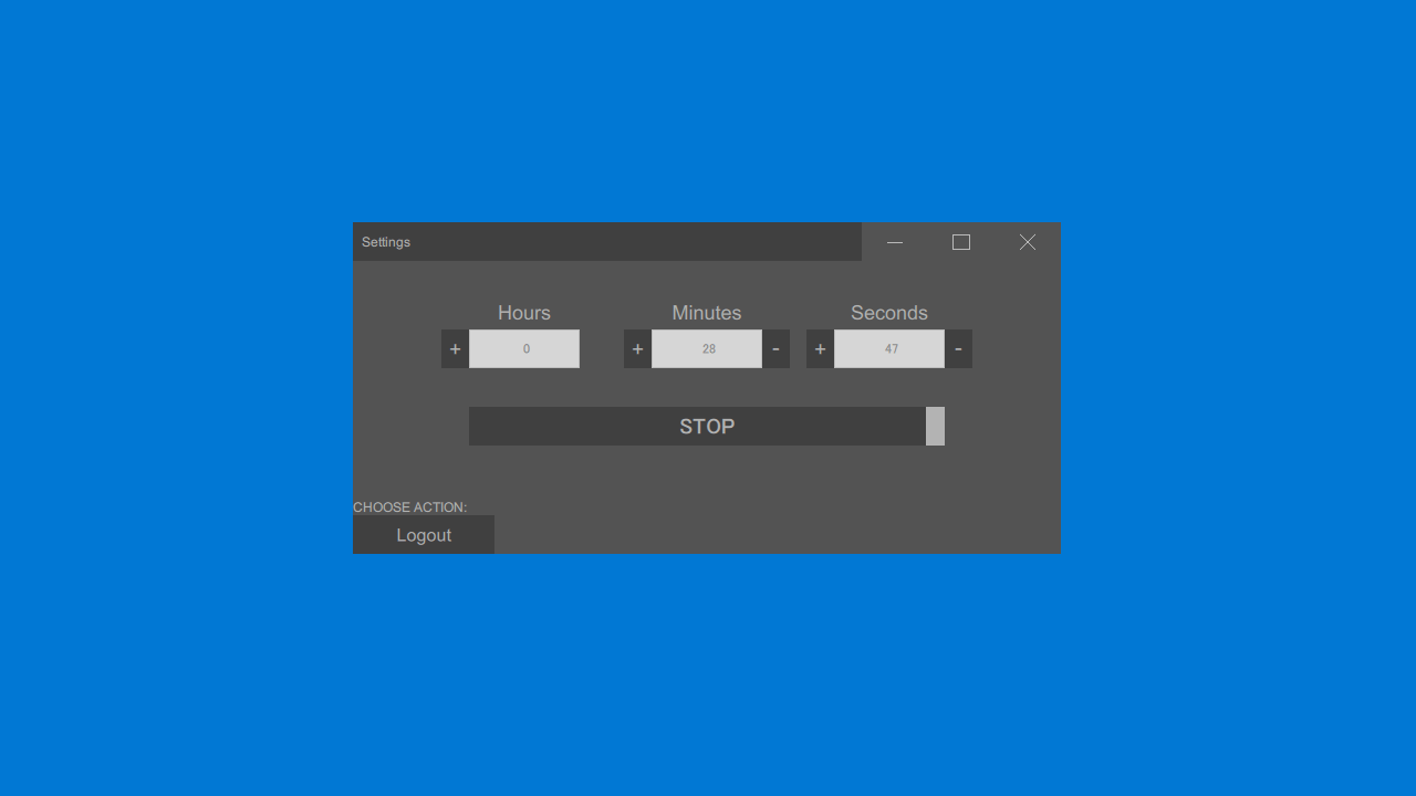 CoolShutdownTimer