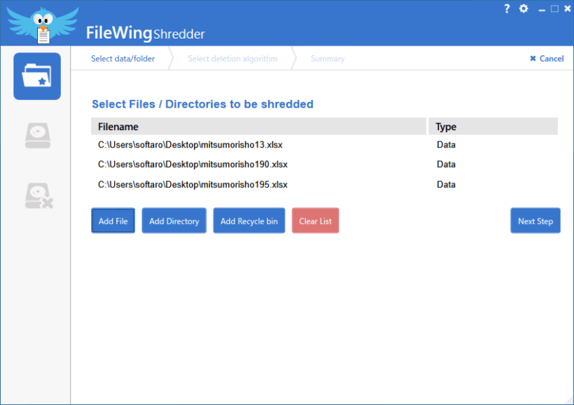 FileWing Shredder