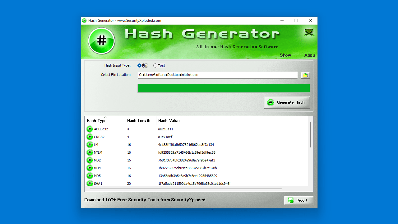 Hash Generator