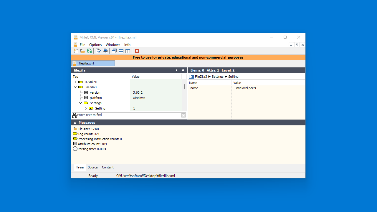 MiTeC XML Viewer