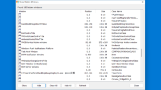 Show Hidden Windows