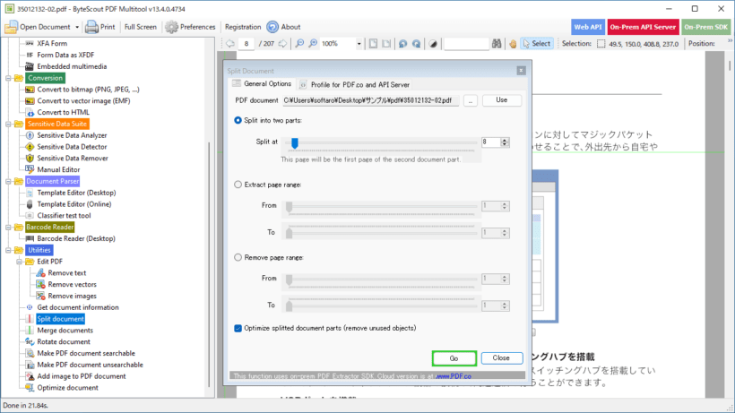 ByteScout PDF Multitool