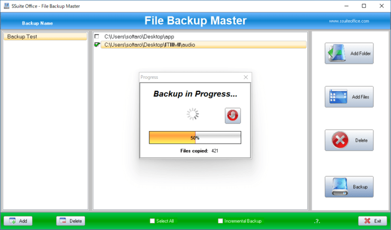 SSuite Office – File Backup Master 2.8.2.2 | ソフタロウ