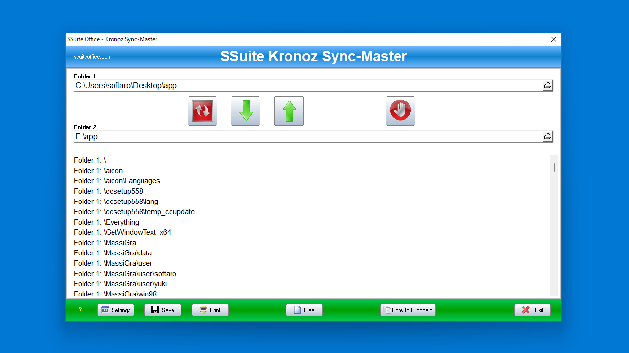 SSuite Office - Kronoz Sync Master