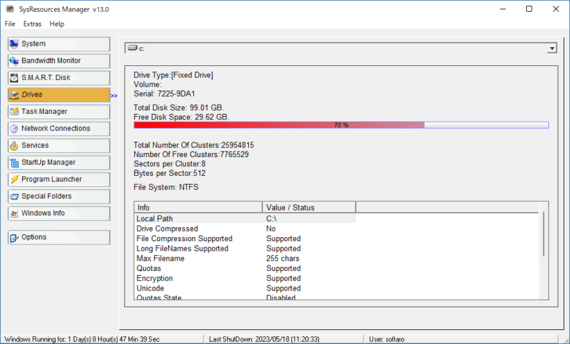 SysResources Manager