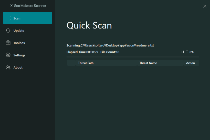 X-Sec Malware Scanner