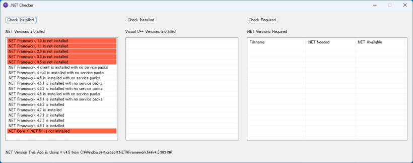 .NET Checker