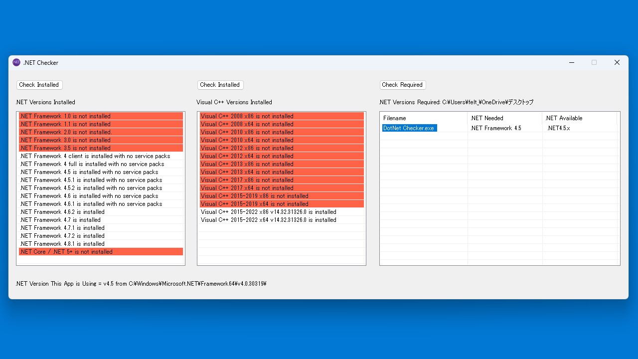 .NET Checker