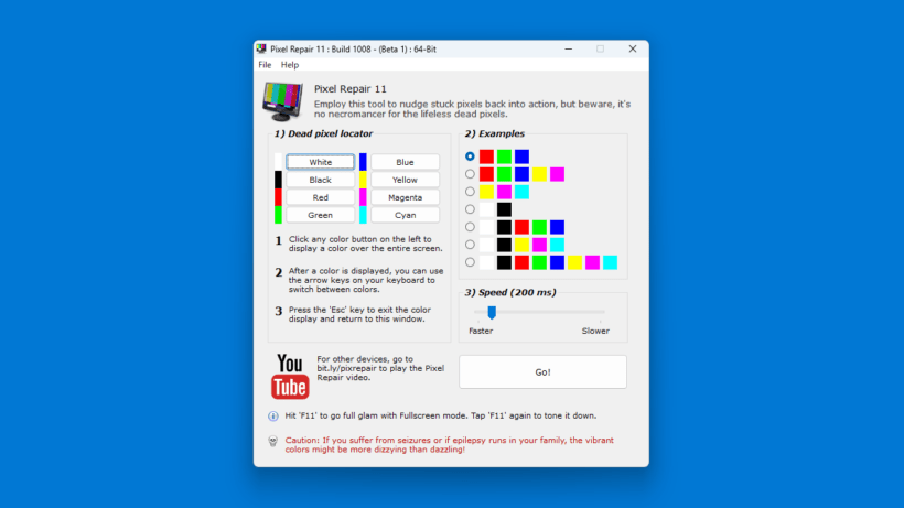 Pixel Repair 11.1.1.1008 Beta 1 | ダウンロードと使い方 | ソフタロウ