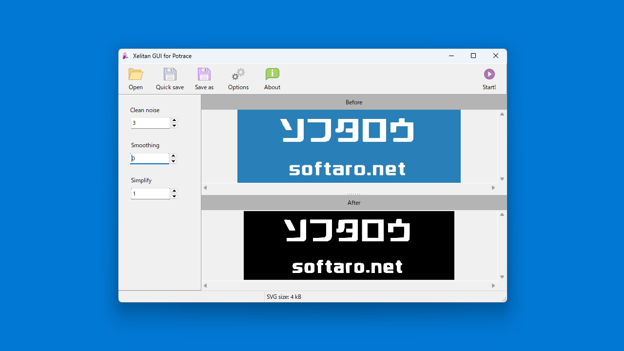 Xelitan GUI for Potrace