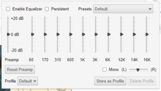 Audio Equalizer and Amplifier