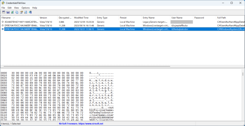 CredentialsFileView