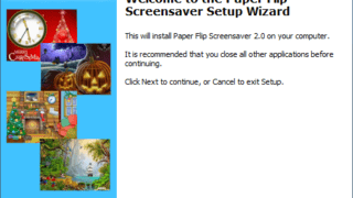 Paper Flip Screensaver