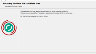 Recovery Toolbox File Undelete Free