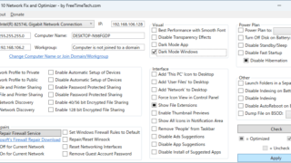 Windows 10 Network Fix and Optimizer