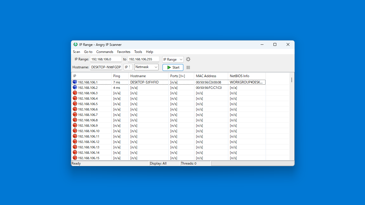 Angry IP Scanner Portable