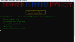 Windows Cleaner Utility
