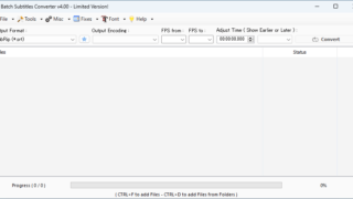 Batch Subtitles Converter