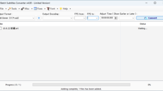 Batch Subtitles Converter