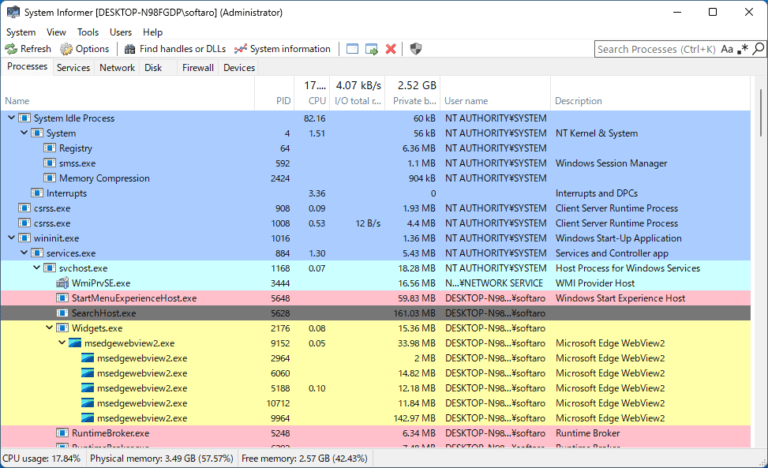 System Informer Injector System Informer 3.1.24298 | ダウンロードと使い方 | ソフタロウ