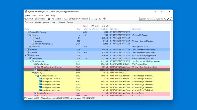 System Informer Injector System Informer 3.1.24298 | ダウンロードと使い方 | ソフタロウ
