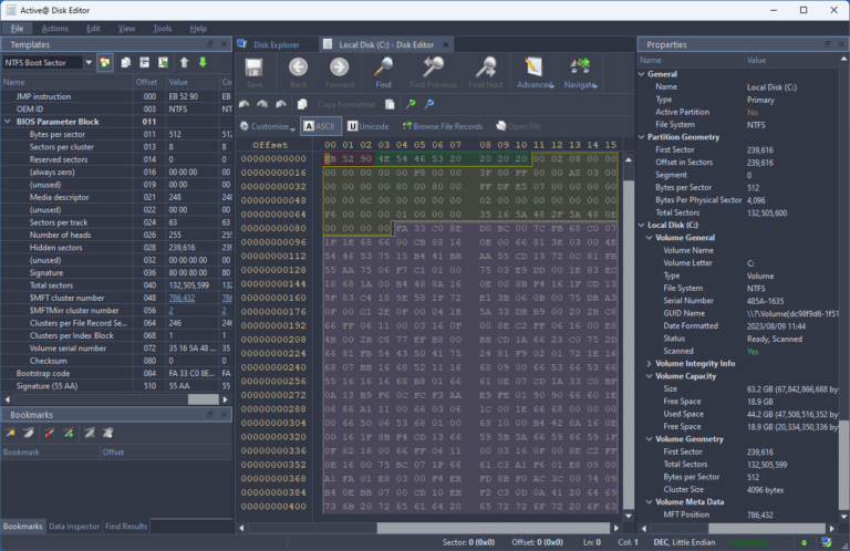 Disc Editor Active@ Disk Editor 26.1.3.0 | ダウンロードと使い方 | ソフタロウ
