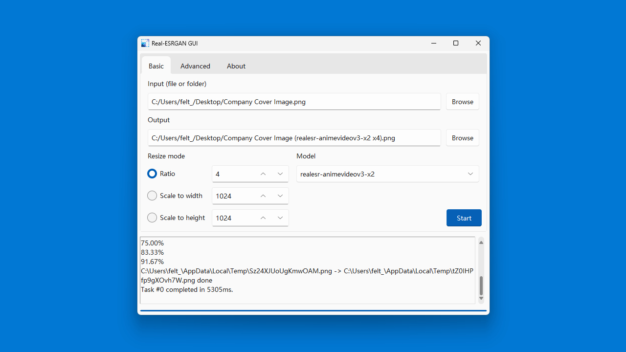 Real-ESRGAN GUI