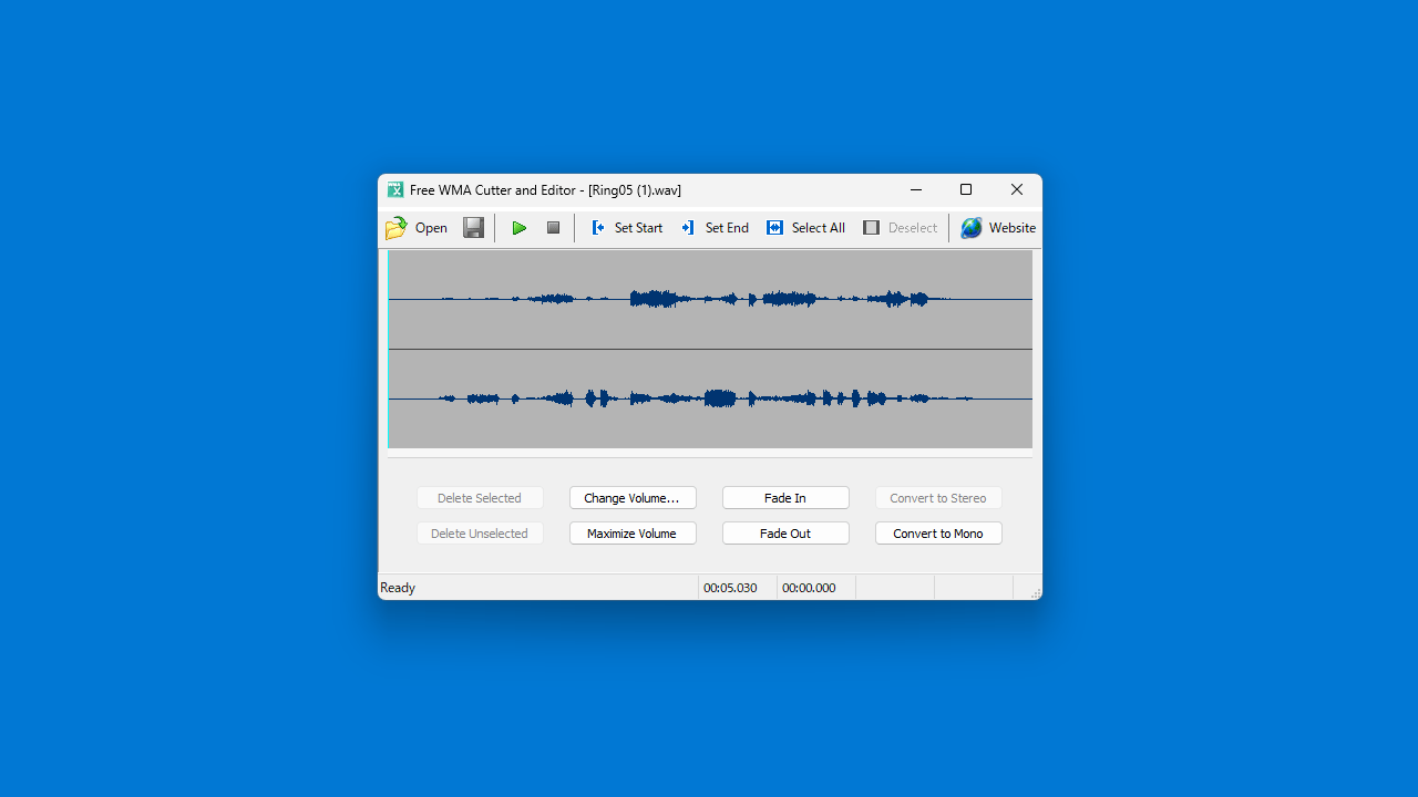 Free WMA Cutter and Editor