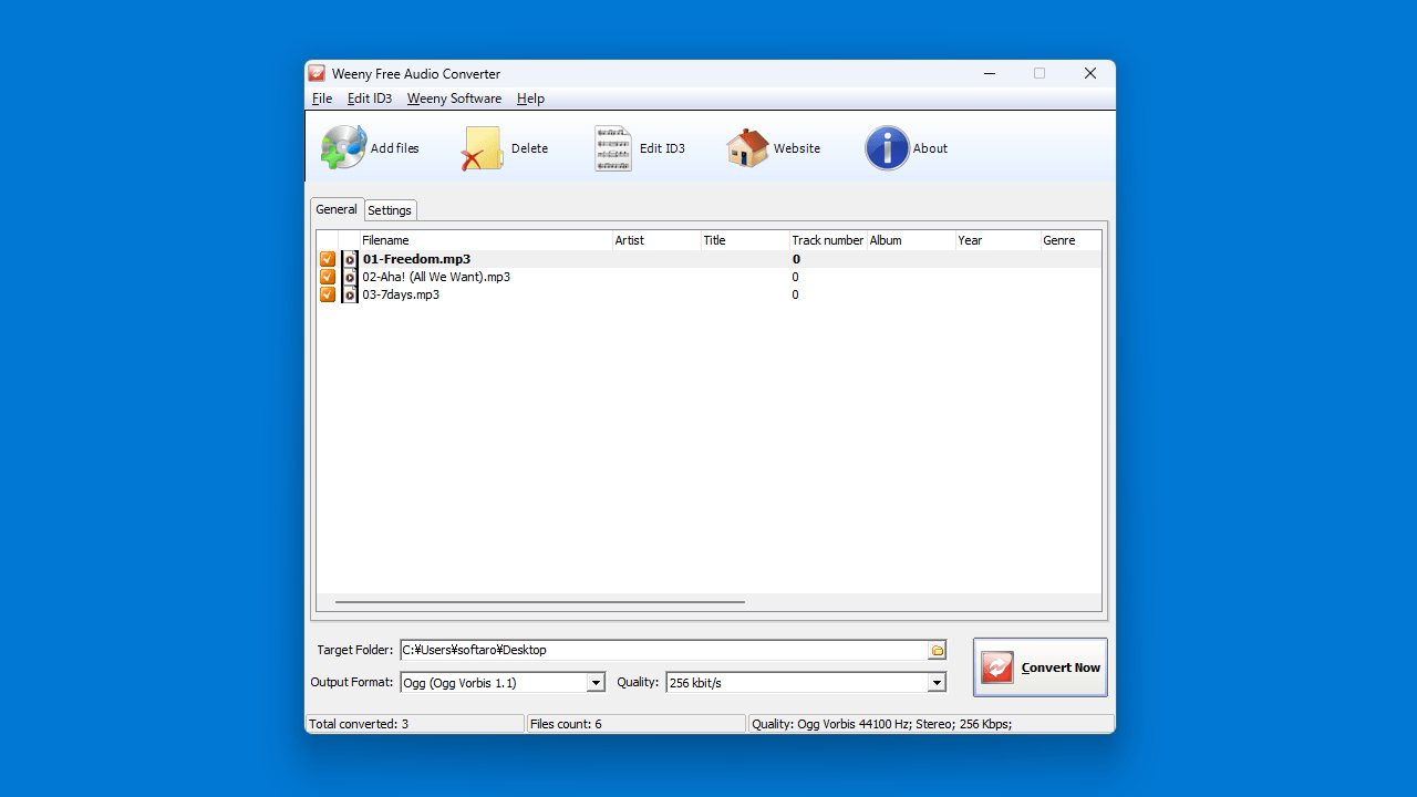 Weeny Free Audio Converter