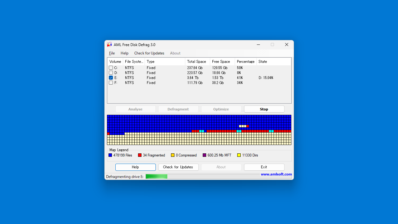 AML Free Disk Defrag