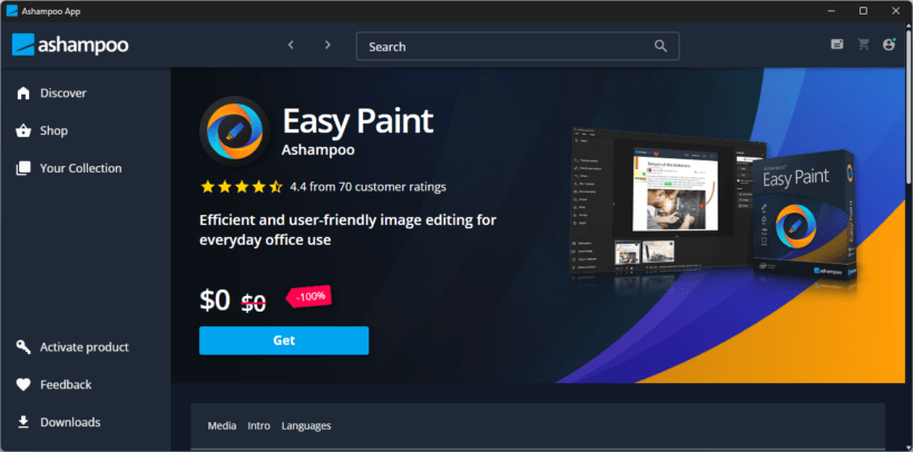 Ashampoo Easy Paint