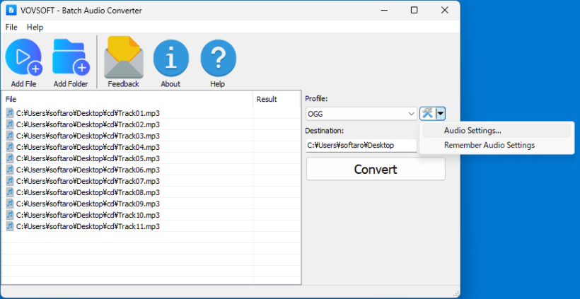 Batch Audio Converter