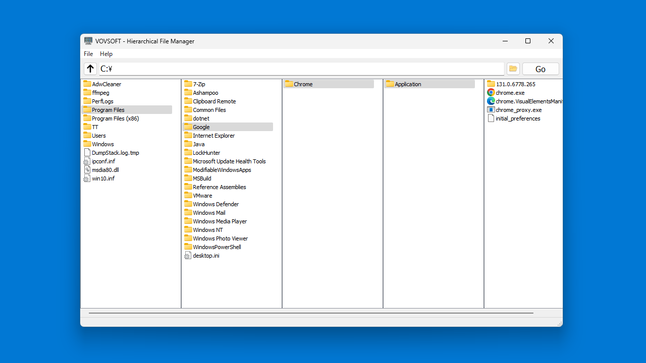 Hierarchical File Manager