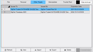 Certificate Manager