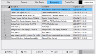 Certificate Manager